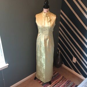 VINTAGE Araceli’s Green Oriental Dress